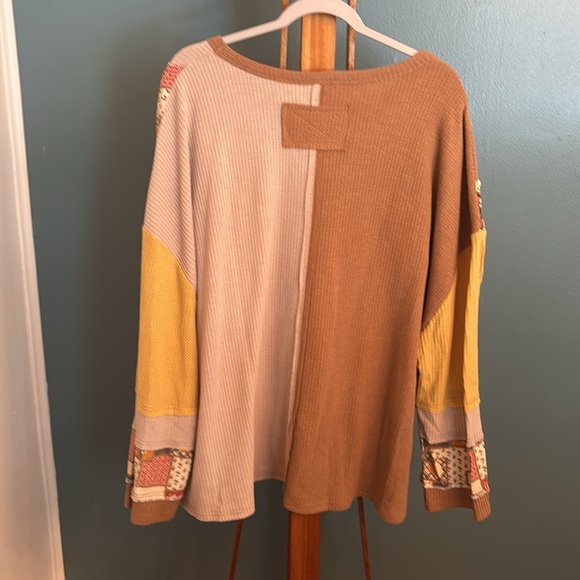 Easel waffle knit tunic EUC—worn once. 3x - Picture 4 of 4